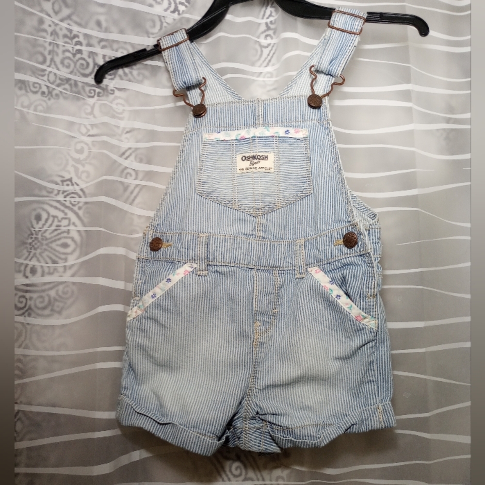 OshKosh B'gosh Blue Striped Kids One Piece Size 18M